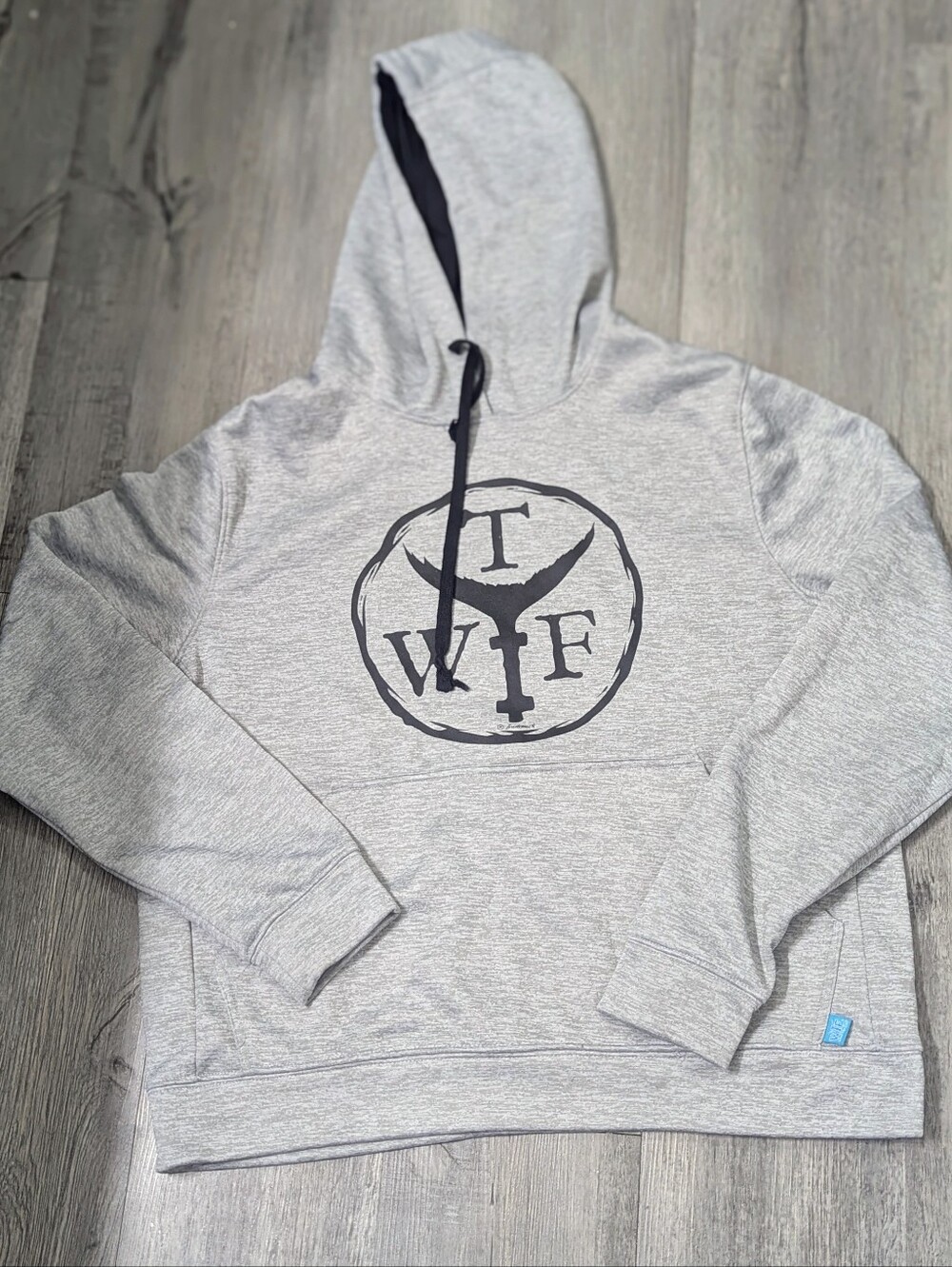 What The Fin Hoodie Size S